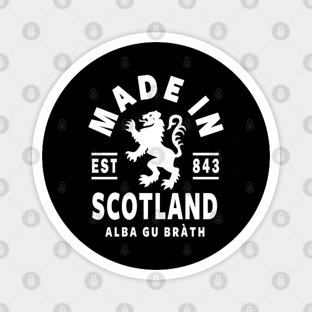 Scottish Ancestry - Made in Scotland Magnet by TeeUniverse